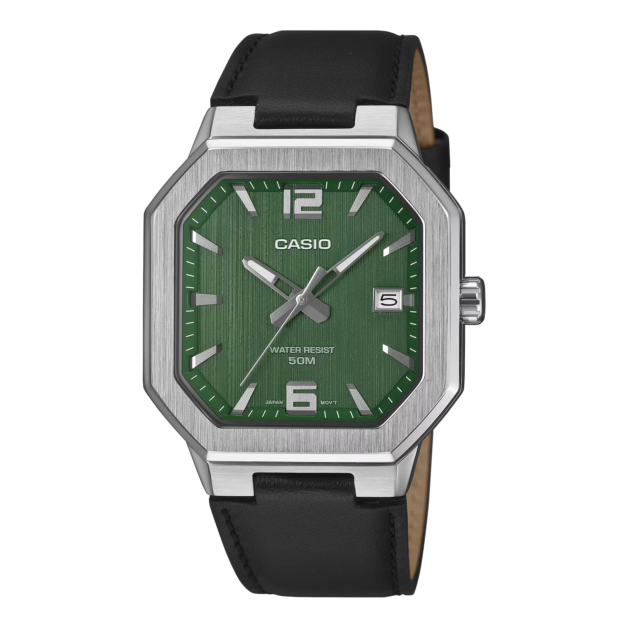 Casio Men Analog Green Watch MTP-B195L-3AVDF